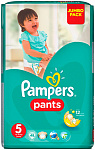 Pampers Подгузники-трусики Pants для мальчиков и девочек Junior 12-18 кг Джамбо Упаковка